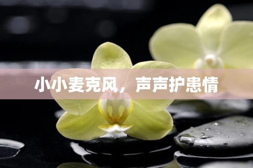小小麦克风，声声护患情