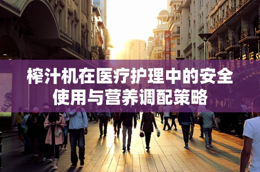 榨汁机在医疗护理中的安全使用与营养调配策略