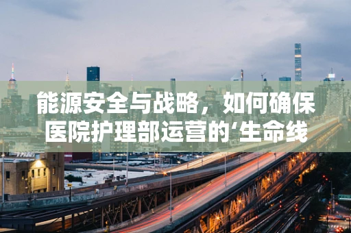 能源安全与战略，如何确保医院护理部运营的‘生命线’？