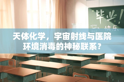 天体化学，宇宙射线与医院环境消毒的神秘联系？