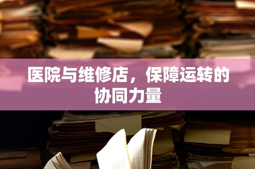 医院与维修店，保障运转的协同力量