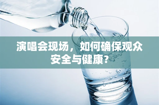演唱会现场，如何确保观众安全与健康？