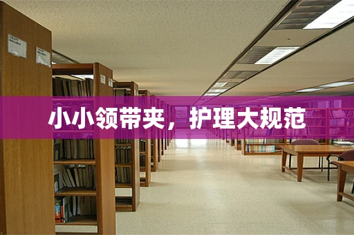小小领带夹，护理大规范