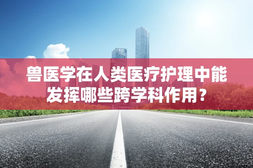 兽医学在人类医疗护理中能发挥哪些跨学科作用？