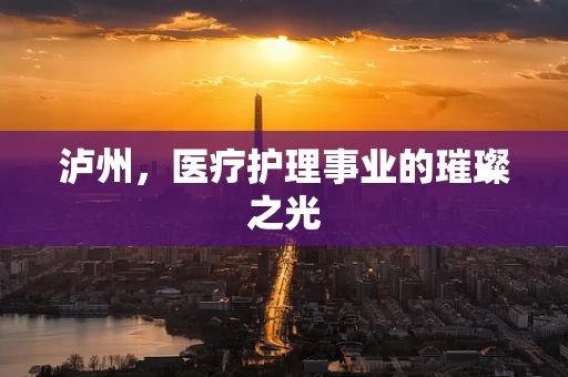 泸州，医疗护理事业的璀璨之光