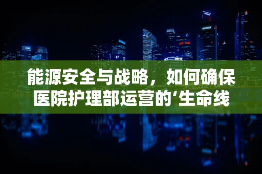 能源安全与战略，如何确保医院护理部运营的‘生命线’？