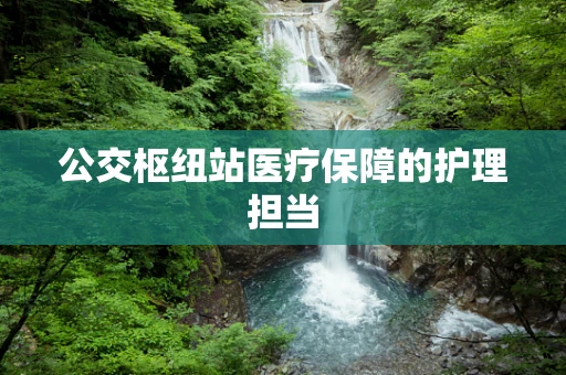 公交枢纽站医疗保障的护理担当