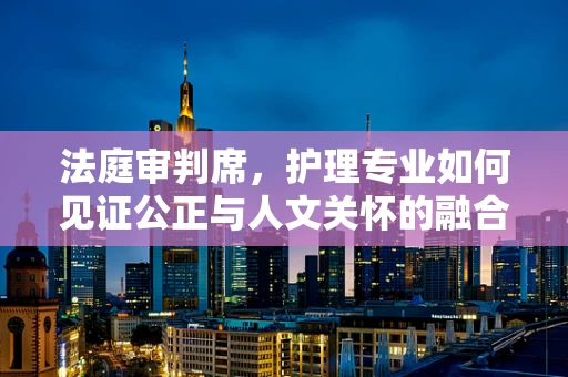 法庭审判席，护理专业如何见证公正与人文关怀的融合？