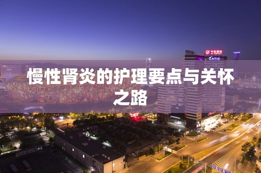 慢性肾炎的护理要点与关怀之路