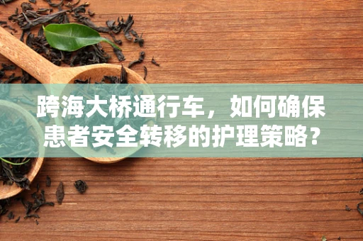 跨海大桥通行车，如何确保患者安全转移的护理策略？