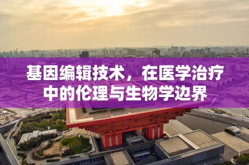 基因编辑技术，在医学治疗中的伦理与生物学边界
