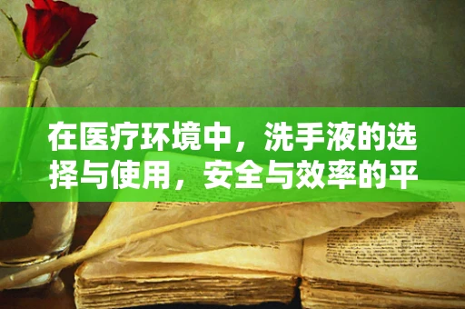 在医疗环境中，洗手液的选择与使用，安全与效率的平衡？