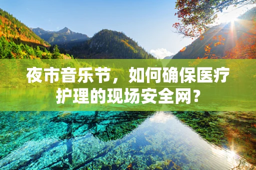 夜市音乐节，如何确保医疗护理的现场安全网？