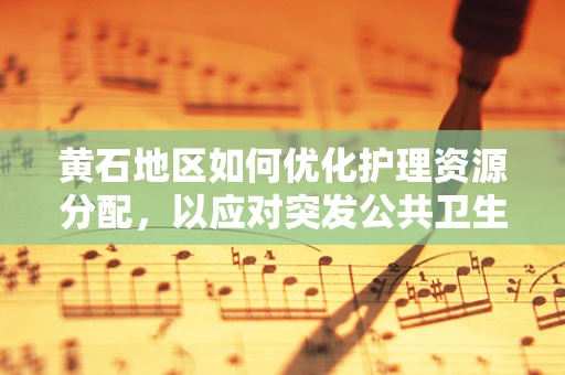 黄石地区如何优化护理资源分配，以应对突发公共卫生事件的挑战？