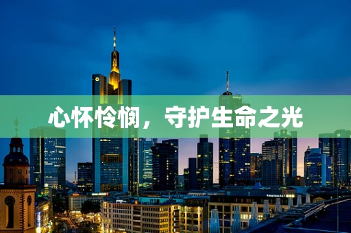 心怀怜悯，守护生命之光