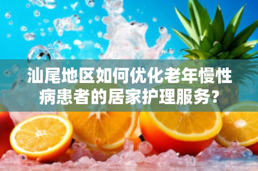 汕尾地区如何优化老年慢性病患者的居家护理服务？