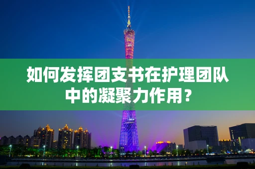 如何发挥团支书在护理团队中的凝聚力作用？