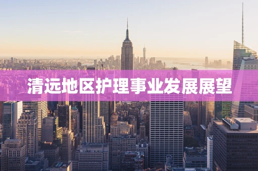 清远地区护理事业发展展望