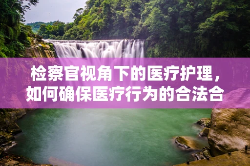 检察官视角下的医疗护理，如何确保医疗行为的合法合规？