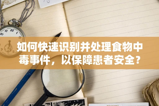 如何快速识别并处理食物中毒事件，以保障患者安全？