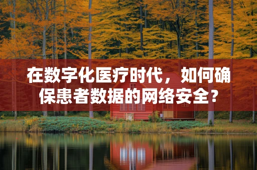 在数字化医疗时代，如何确保患者数据的网络安全？
