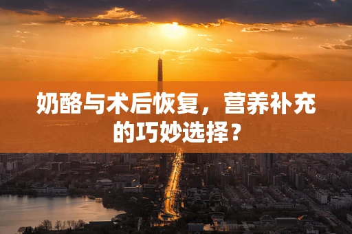奶酪与术后恢复，营养补充的巧妙选择？