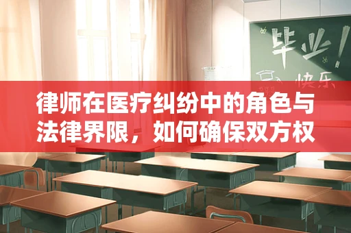 律师在医疗纠纷中的角色与法律界限，如何确保双方权益？