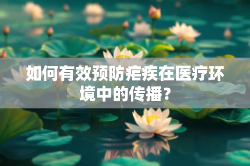 如何有效预防疟疾在医疗环境中的传播？