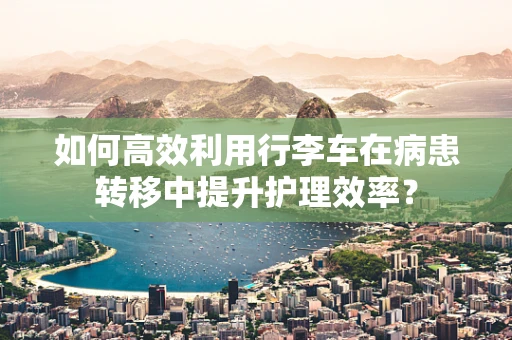 如何高效利用行李车在病患转移中提升护理效率？