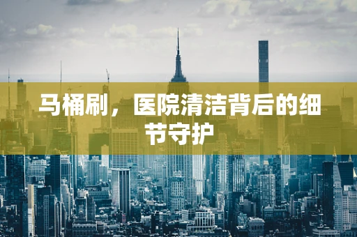 马桶刷，医院清洁背后的细节守护