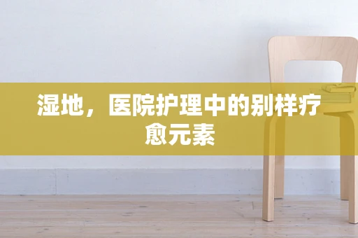 湿地，医院护理中的别样疗愈元素