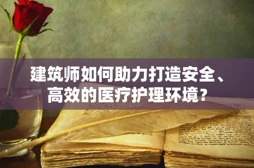 建筑师如何助力打造安全、高效的医疗护理环境？