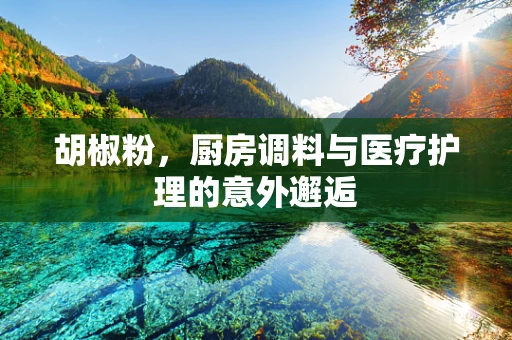 胡椒粉，厨房调料与医疗护理的意外邂逅