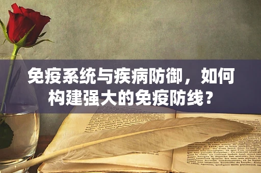 免疫系统与疾病防御，如何构建强大的免疫防线？