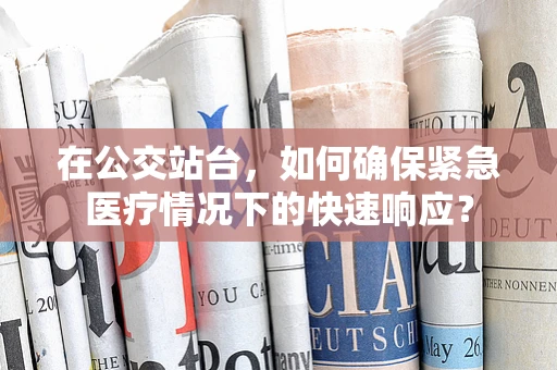 在公交站台，如何确保紧急医疗情况下的快速响应？