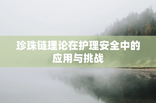 珍珠链理论在护理安全中的应用与挑战