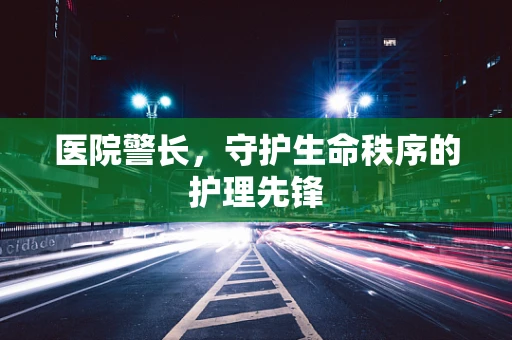 医院警长，守护生命秩序的护理先锋