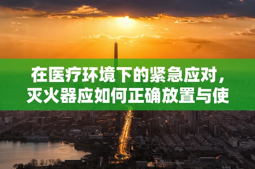 在医疗环境下的紧急应对，灭火器应如何正确放置与使用？