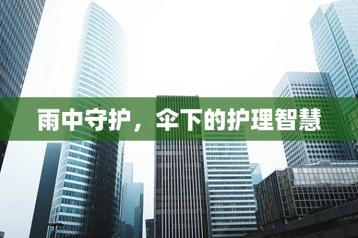 雨中守护，伞下的护理智慧
