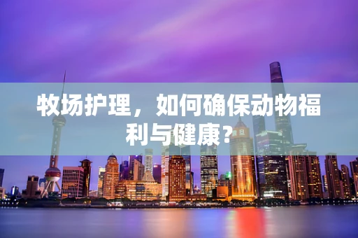 牧场护理，如何确保动物福利与健康？