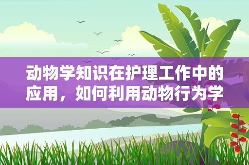 动物学知识在护理工作中的应用，如何利用动物行为学提升患者康复体验？
