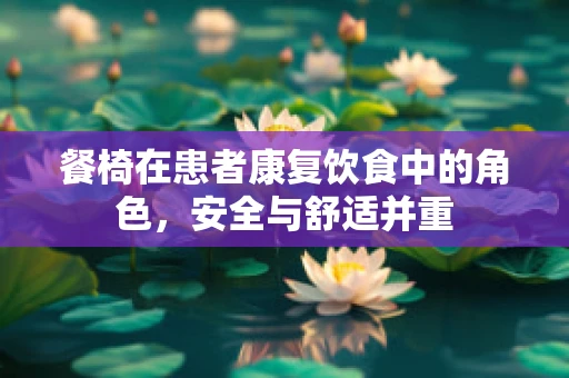 餐椅在患者康复饮食中的角色，安全与舒适并重
