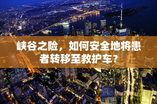 峡谷之险，如何安全地将患者转移至救护车？