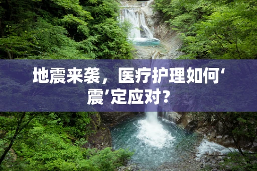 地震来袭，医疗护理如何‘震’定应对？