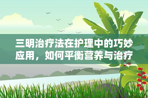 三明治疗法在护理中的巧妙应用，如何平衡营养与治疗？