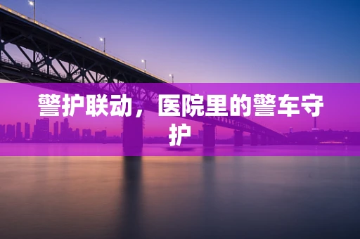 警护联动，医院里的警车守护