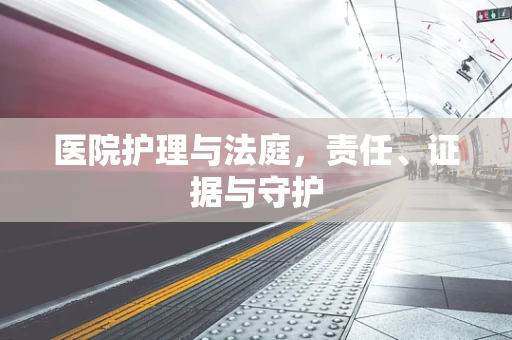 医院护理与法庭，责任、证据与守护