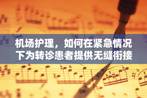 机场护理，如何在紧急情况下为转诊患者提供无缝衔接？