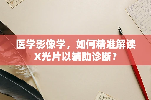 医学影像学，如何精准解读X光片以辅助诊断？