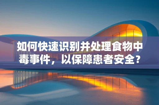 如何快速识别并处理食物中毒事件，以保障患者安全？